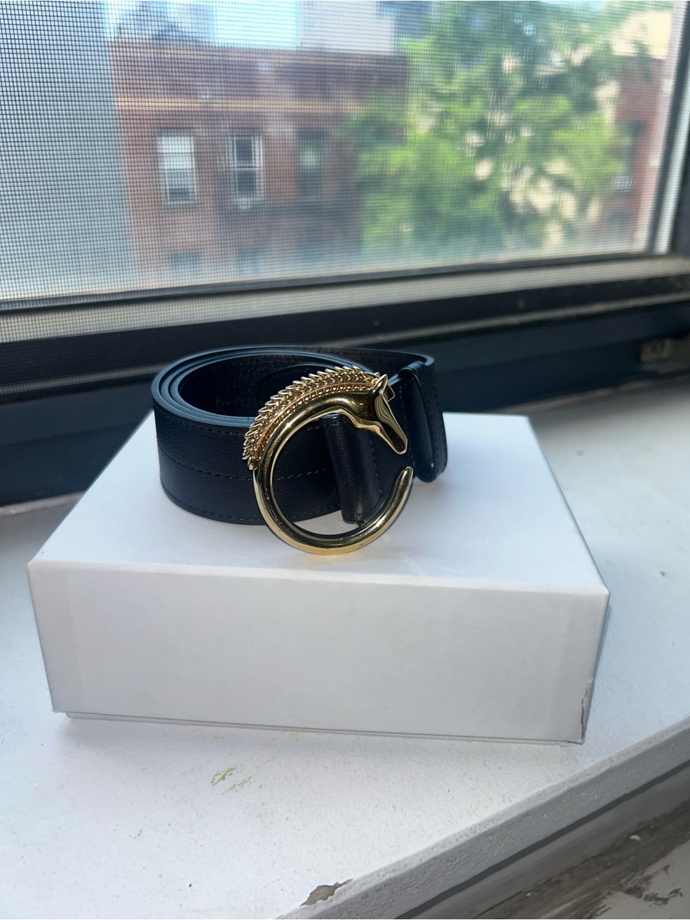 Rare Find !!!!! Chloe Belt - Navy - Picture 2 of 10